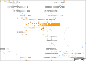 map of Kampong Kuala Jambu