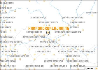 map of Kampong Kuala Janing