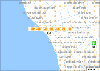 map of Kampong Kuala Jerlun