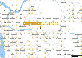 map of Kampong Kuala Jerong