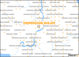map of Kampong Kuala Kejer