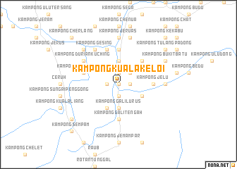 map of Kampong Kuala Keloi