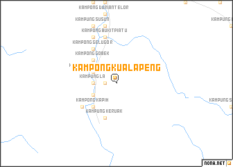 map of Kampong Kuala Peng