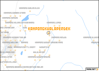 map of Kampong Kuala Perdek