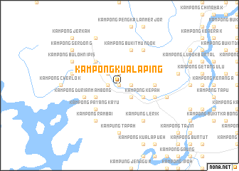 map of Kampong Kuala Ping