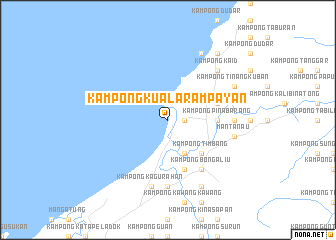 map of Kampong Kuala Rampayan