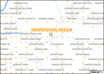 map of Kampong Kuala Sedim