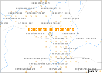 map of Kampong Kuala Tandong