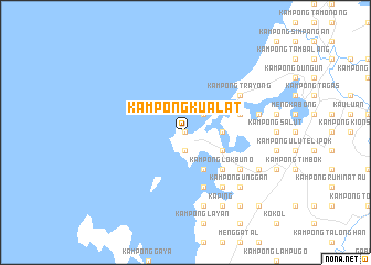 map of Kampong Kualat