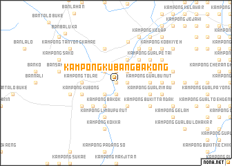 map of Kampong Kubang Bakong