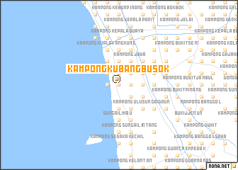 map of Kampong Kubang Busok