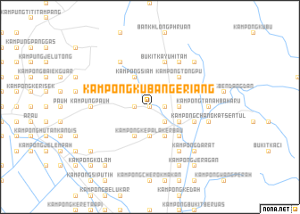 map of Kampong Kubang Eriang