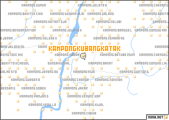 map of Kampong Kubang Katak