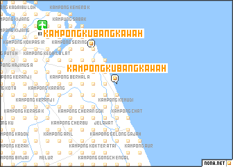 map of Kampong Kubang Kawah
