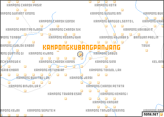 map of Kampong Kubang Panjang