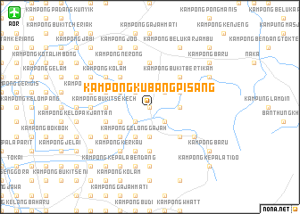 map of Kampong Kubang Pisang