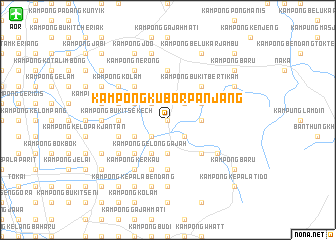map of Kampong Kubor Panjang
