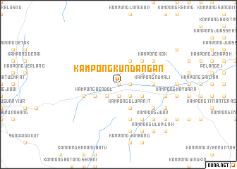 map of Kampong Kundangan