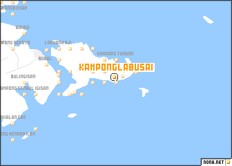 map of Kampong Labusai