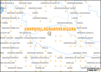 map of Kampong Lagadan Mehiggad