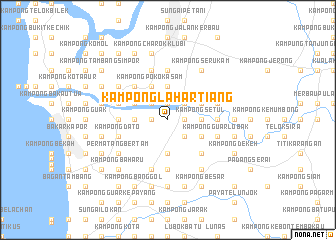 map of Kampong Lahar Tiang