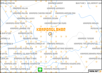 map of Kampong Lahar