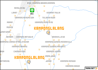 map of Kampong Lalang