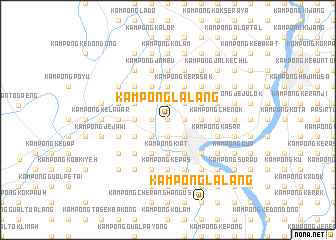 map of Kampong Lalang