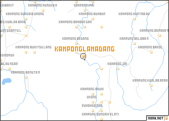 map of Kampong Lamadang