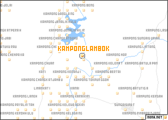 map of Kampong Lambok
