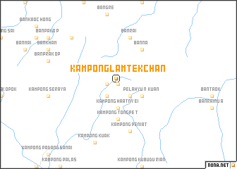 map of Kampong Lam Tek Chan