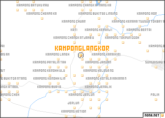 map of Kampong Langkor