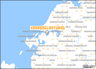 map of Kampong Lantuang
