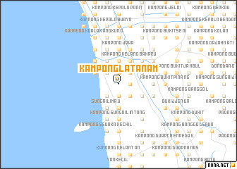 map of Kampong Lat Anam