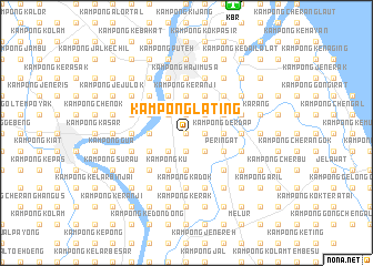 map of Kampong Lating