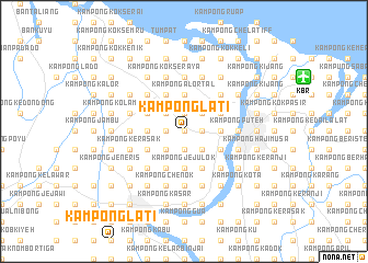 map of Kampong Lati