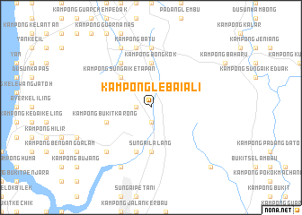map of Kampong Lebai Ali