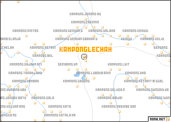 map of Kampong Lechah