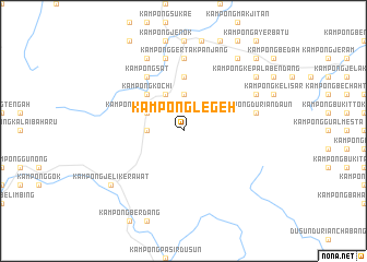 map of Kampong Legeh