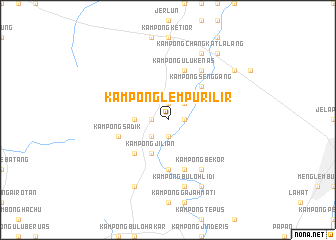 map of Kampong Lempur Ilir
