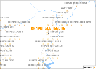 map of Kampong Lenggong