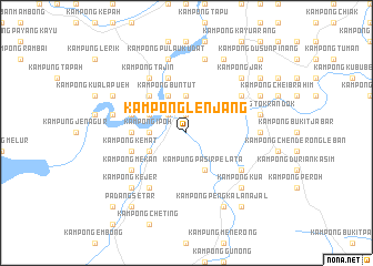 map of Kampong Lenjang