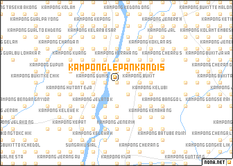 map of Kampong Lepan Kandis