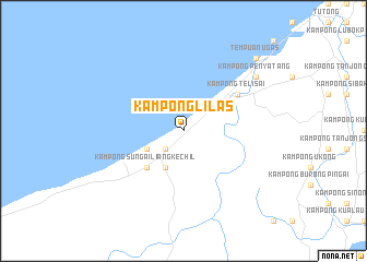 map of Kampong Lilas