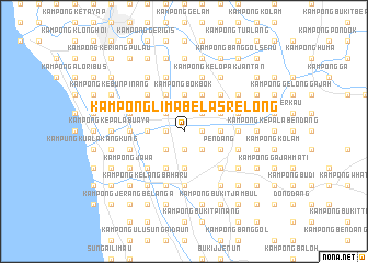 map of Kampong Limabelas Relong