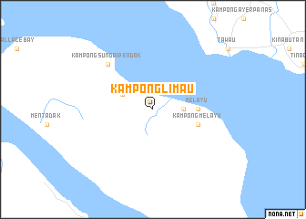 map of Kampong Limau