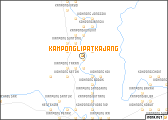 map of Kampong Lipat Kajang