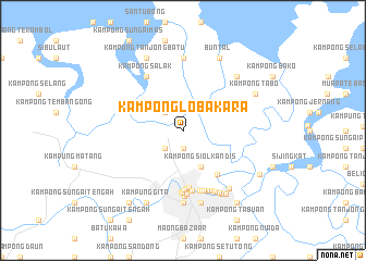 map of Kampong Loba Kara