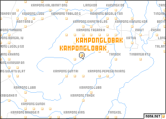 map of Kampong Lobak