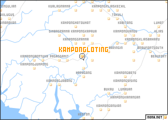 map of Kampong Loting